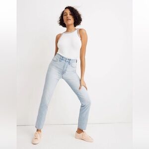 Madewell The Curvy Perfect Vintage Jean In Fitzgerald Wash K7526/K7527 TALL